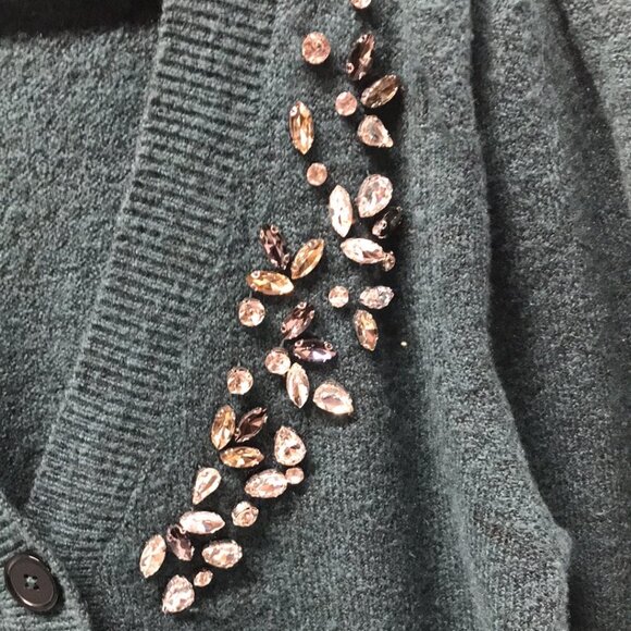 Express Embellished Faux Button-Up Cardigan - Picture 8 of 16